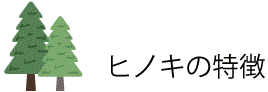 ヒノキの特徴